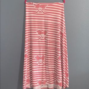 EUC Bow striped maxi